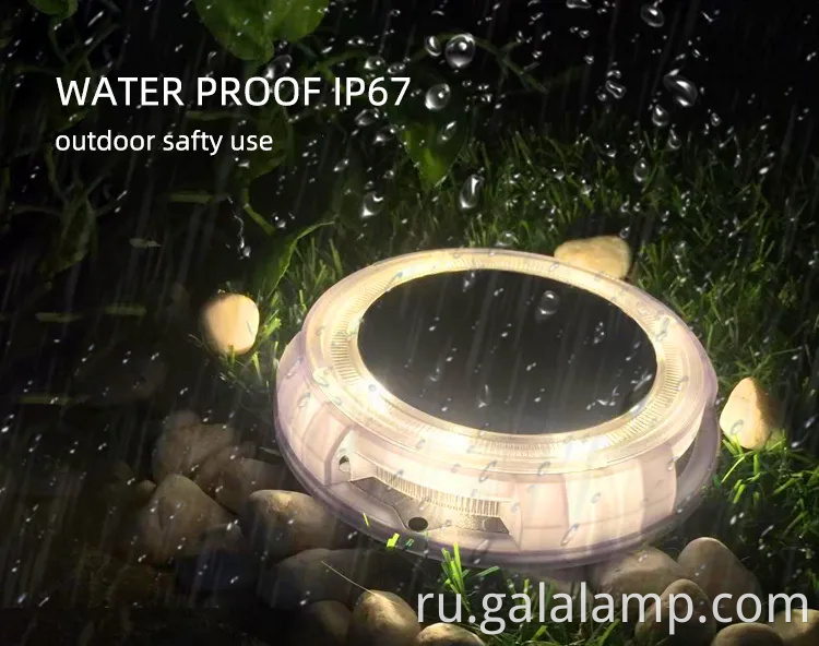 Экологически чистые светодиодные солнечные садовые огни для наружных помещений